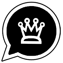 WhatsApp Gold Black icon