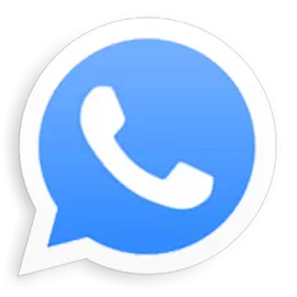 WhatsApp Plus Blue Latest MOD APK New Version Download 2024 icon