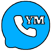 YMWhatsApp Blue icon